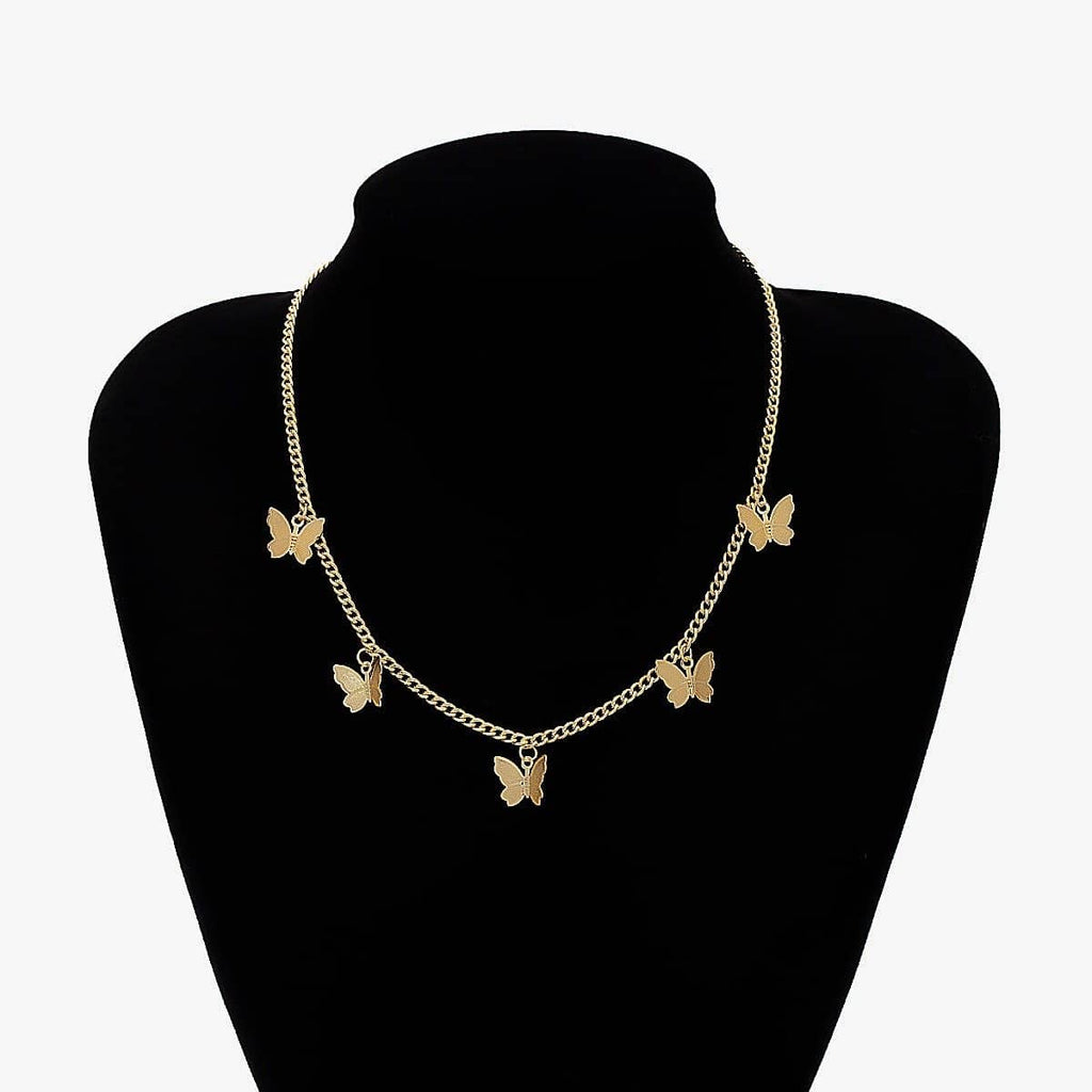 Simple Butterflies Necklaces & Earrings-Jewelry