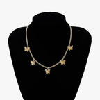 Simple Butterflies Necklaces & Earrings-Jewelry