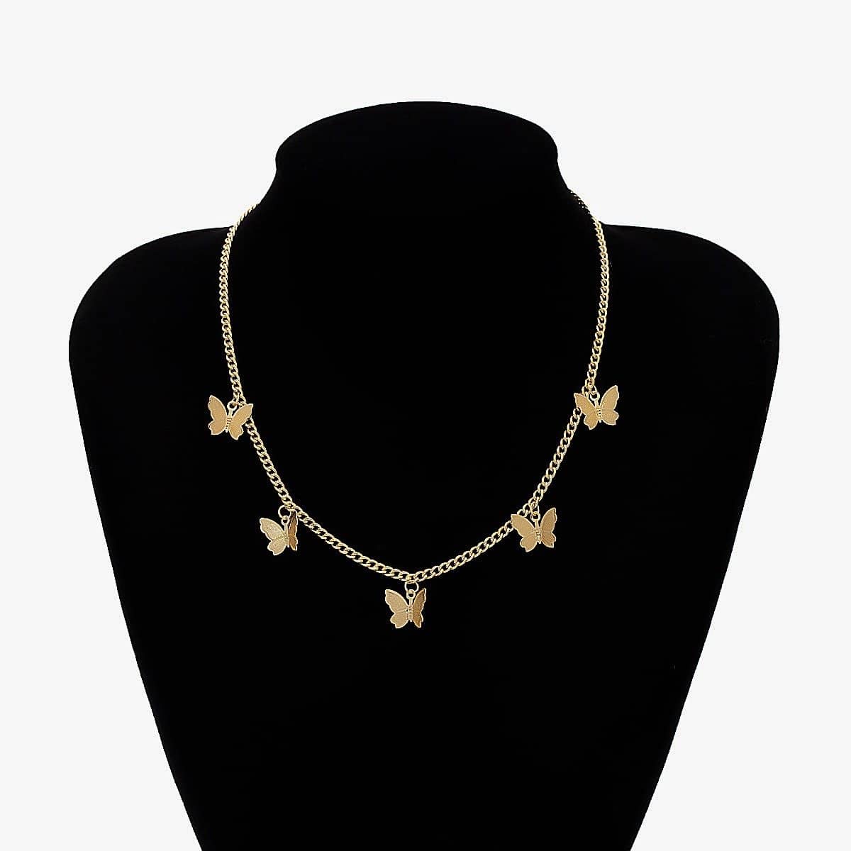 Simple Butterflies Necklaces & Earrings-Jewelry