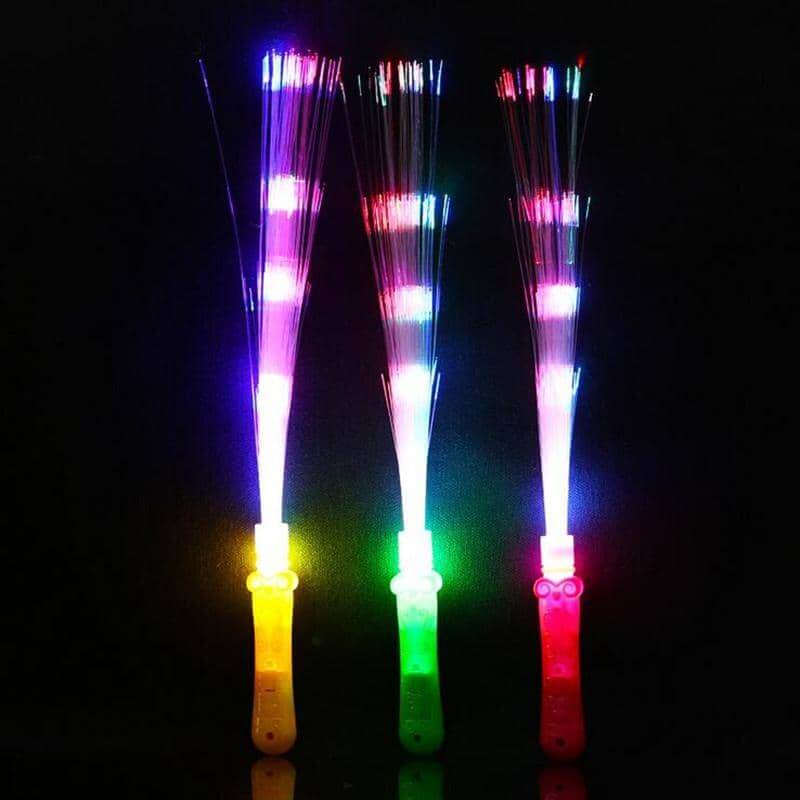 Light Up Fiber Optic Sticks 20 Pieces-Lights & LEDs