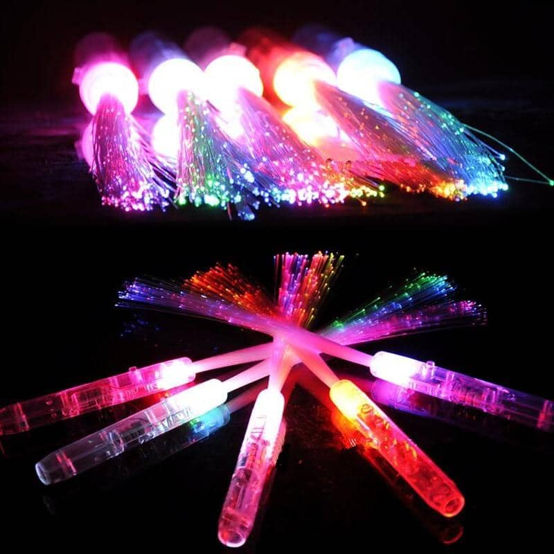 Light Up Fiber Optic Sticks 20 Pieces-Lights & LEDs