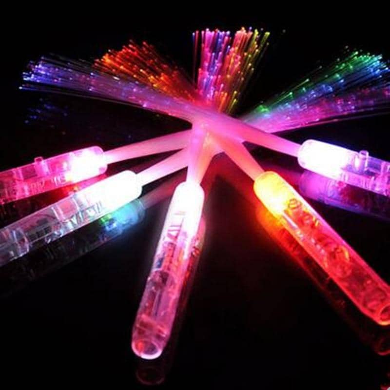 Light Up Fiber Optic Sticks 20 Pieces-Lights & LEDs