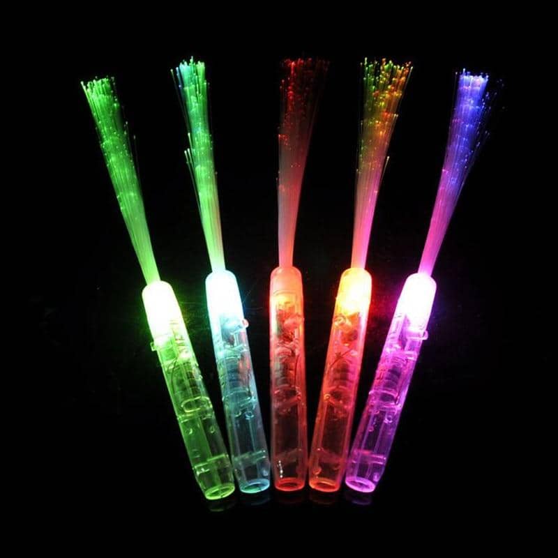 Light Up Fiber Optic Sticks 20 Pieces-Lights & LEDs