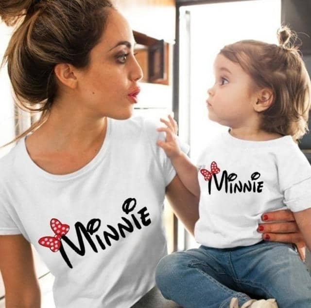 Cute Matching Mother & Daughter Shirts-Shirt