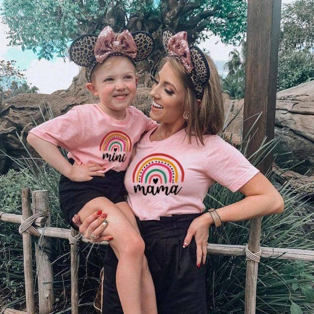 Cute Matching Mother & Daughter Shirts