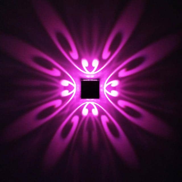 Wall Mounted LED Patterned Lamp-