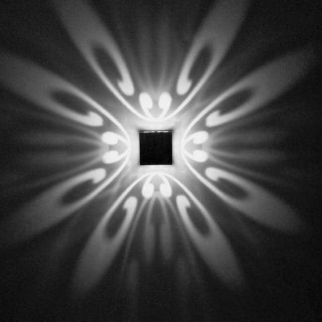 Wall Mounted LED Patterned Lamp-