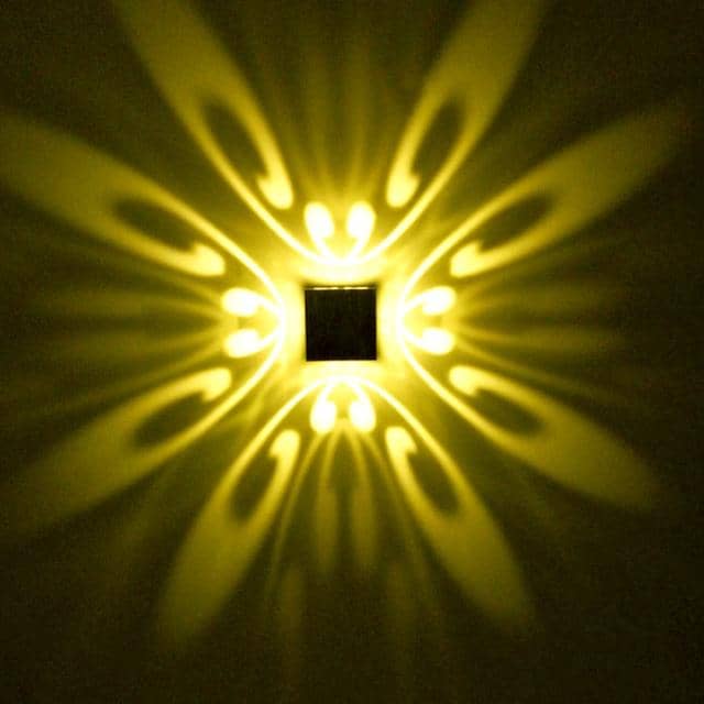 Wall Mounted LED Patterned Lamp-