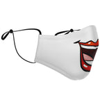 Huge Smile Fase Mask-Fashion Face Mask - AOP