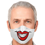 Big Smile Face Mask-Fashion Face Mask - AOP