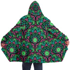 Green Red East Serenity Cloak-Microfleece Cloak - AOP