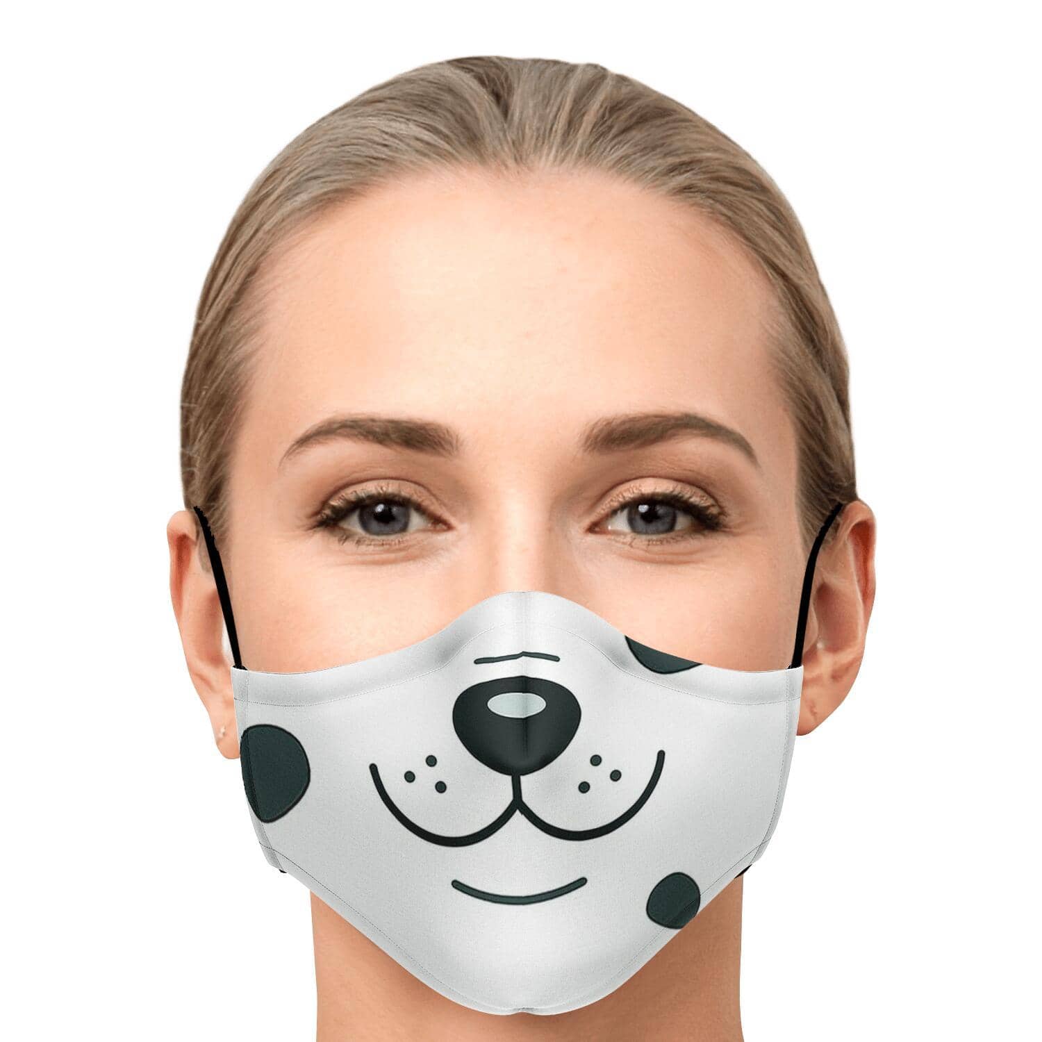 Spotted Doggie Face Mask-Fashion Face Mask - AOP
