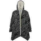 Metallic Mandala Sky Cloak-Microfleece Cloak - AOP