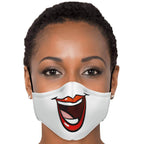Huge Smile Fase Mask-Fashion Face Mask - AOP