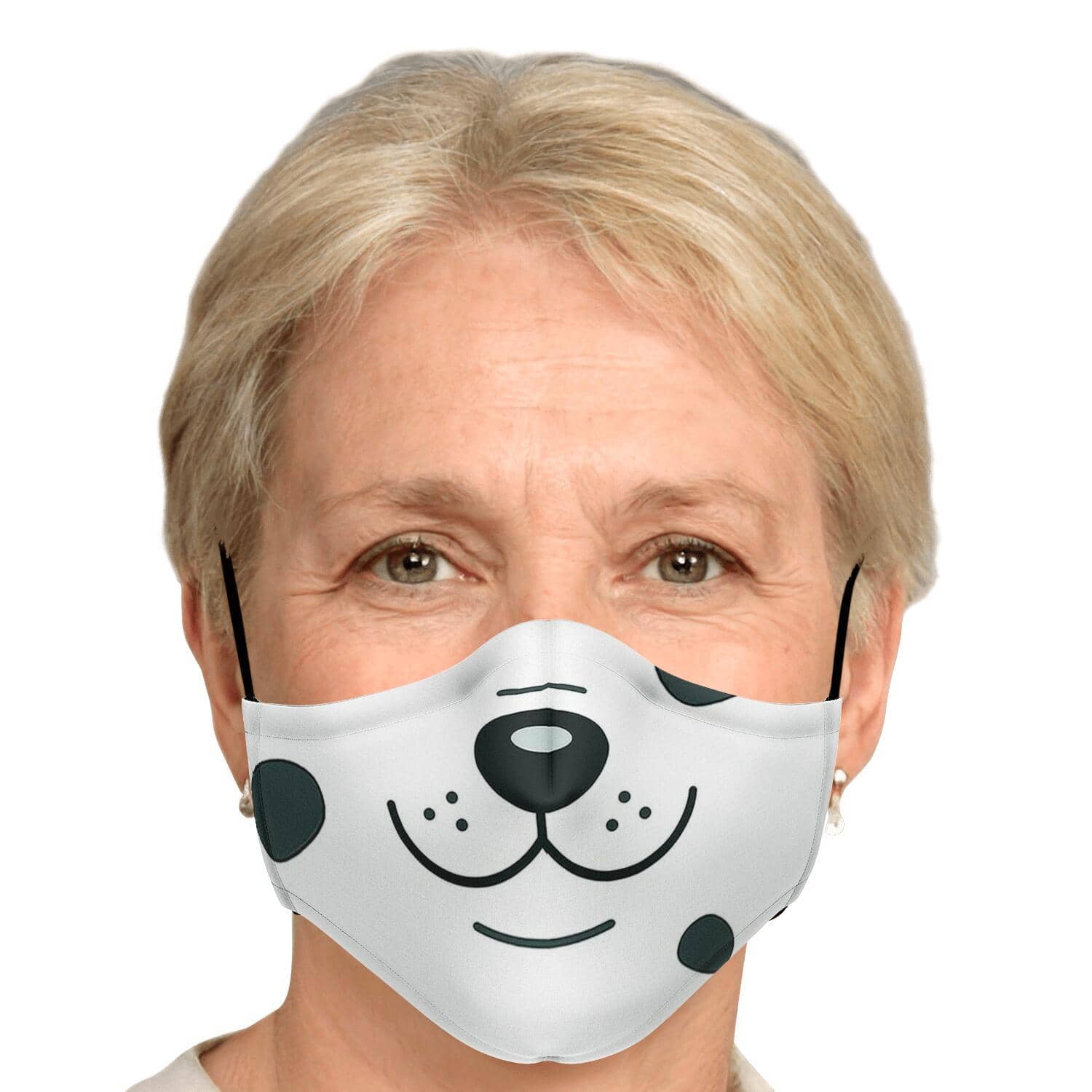 Spotted Doggie Face Mask-Fashion Face Mask - AOP