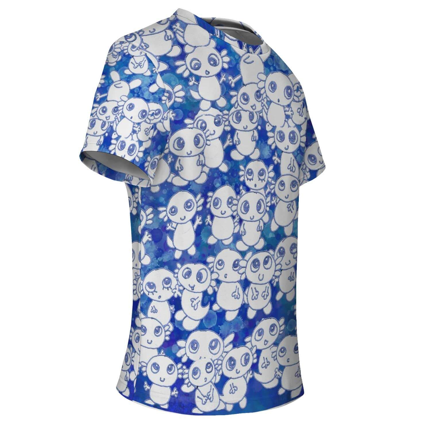 Blue Axoltl Party T Shirt-