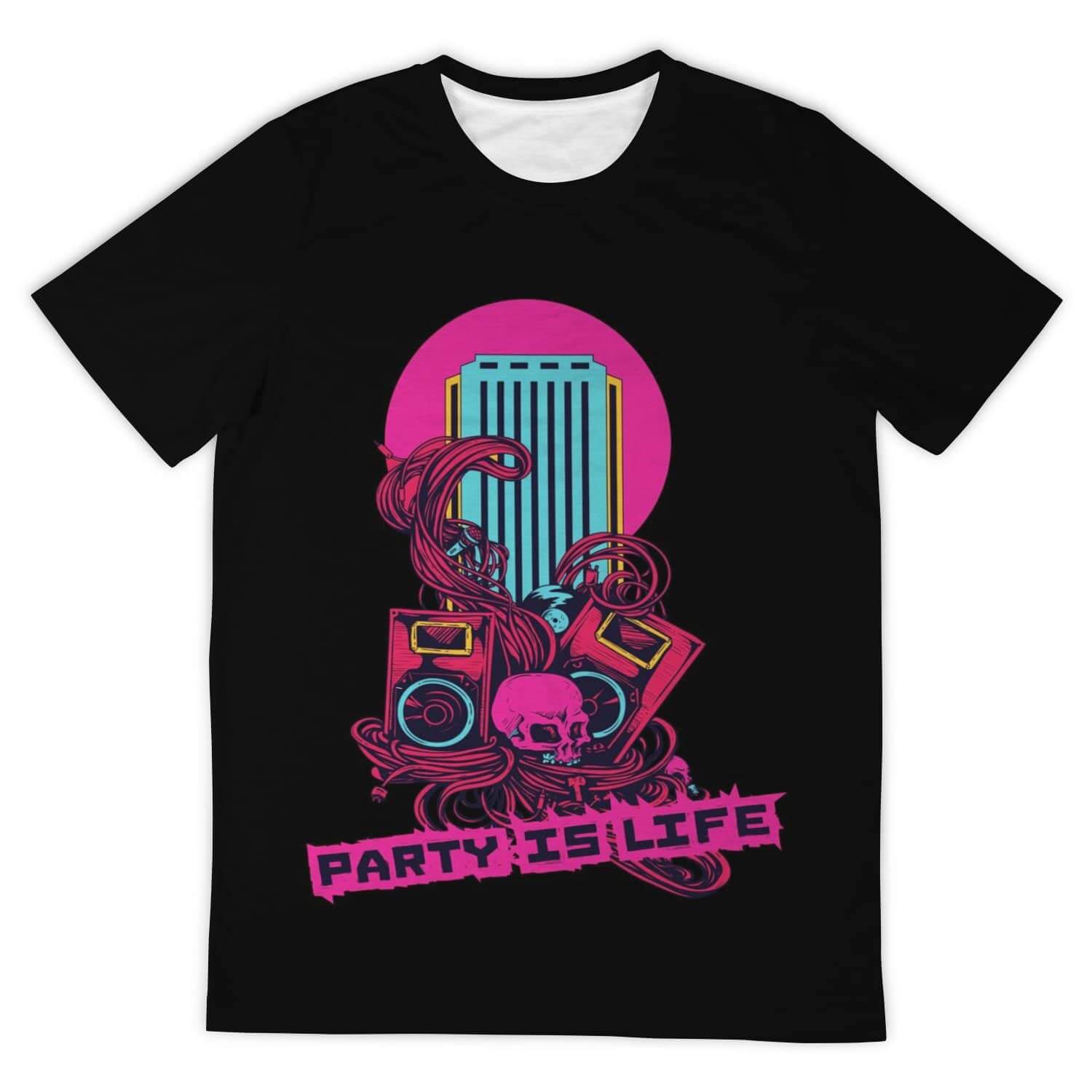 Black 'Till Party Do Us Part Unisex T-Shirt-Shirts & Tops