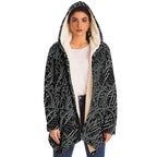 Metallic Mandala Sky Cloak-Microfleece Cloak - AOP