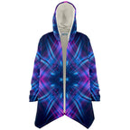 Kaleidoscope Micromink Cloak-Microfleece Cloak - AOP