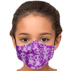 Pink Axolitl Party Printed Face Mask