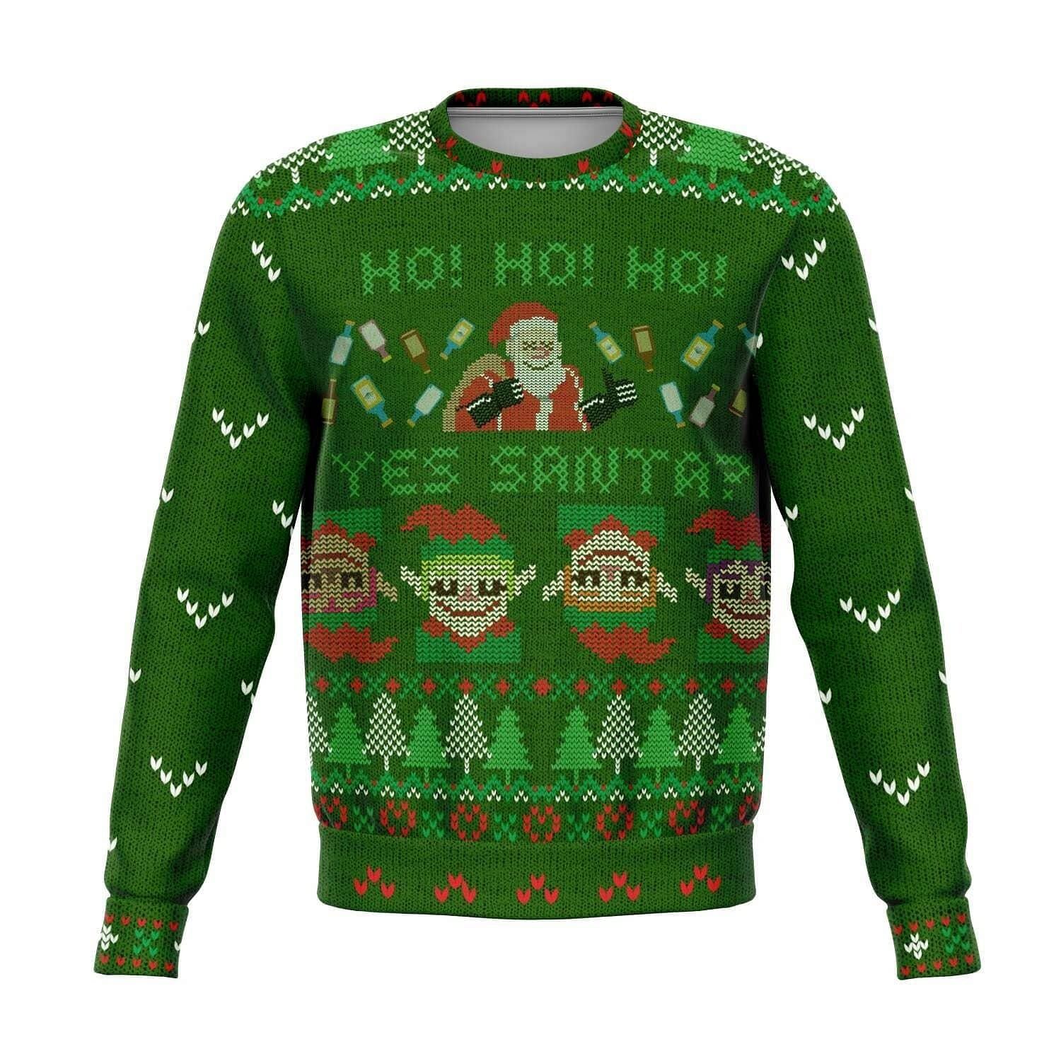 Ho Elves Ugly Christmas Sweater