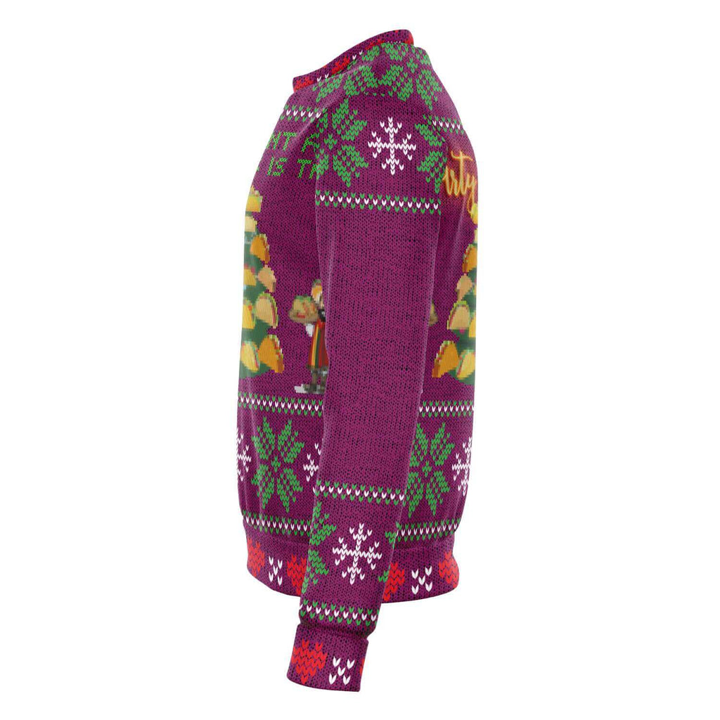 'A Taco Christmas' Ugly Christmas Sweater-Ugly Christmas Sweater