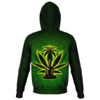 Black Buddha Strain Zip Hoodie