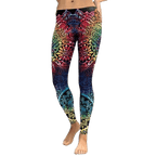 Rainbow Mandala Leggings-Leggings