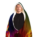 Mushroom Glow Hooded Blanket-Hooded Blanket - AOP