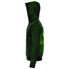 Black Buddha Strain Zip Hoodie