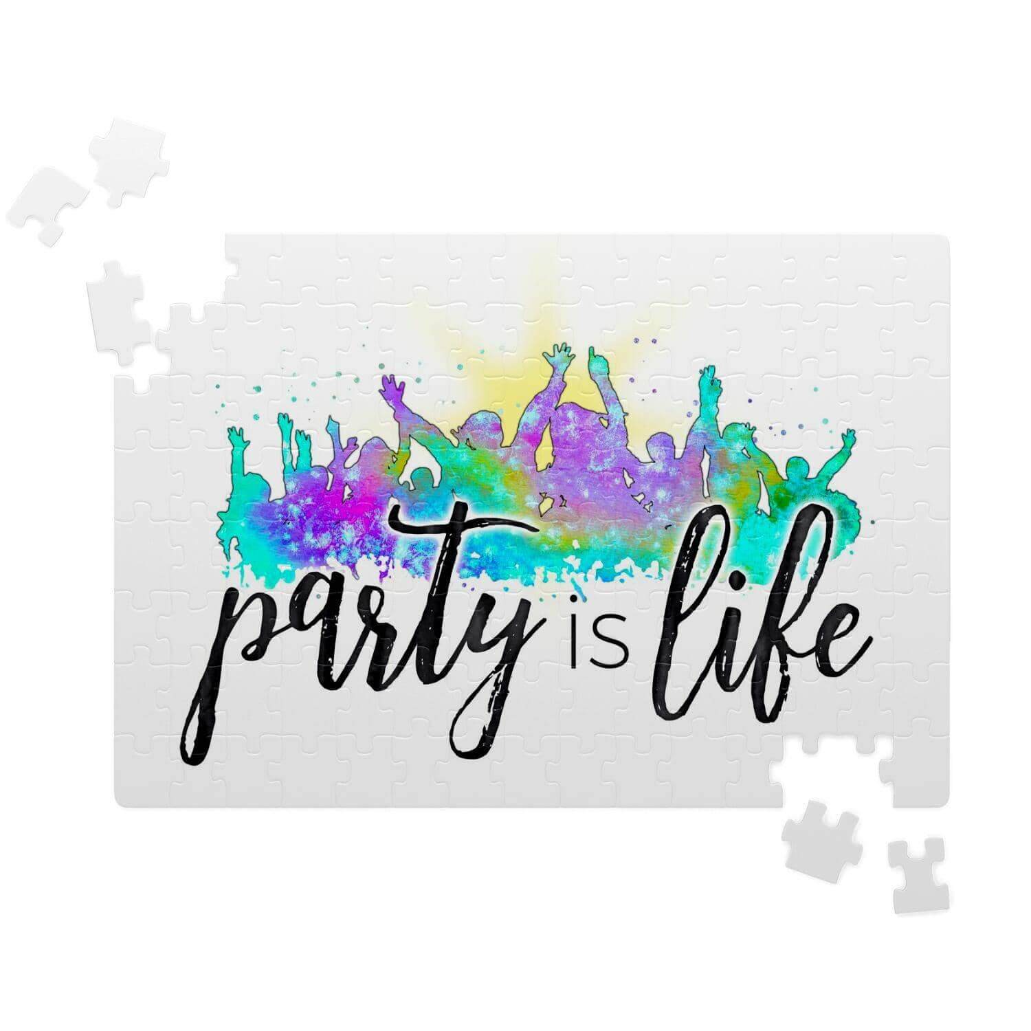 Party is Life Jigsaw Puzzle-Jigsaw Puzzle - AOP