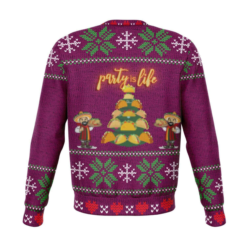 'A Taco Christmas' Ugly Christmas Sweater-Ugly Christmas Sweater