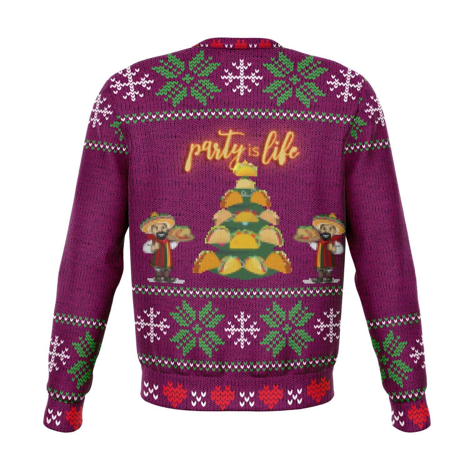 'A Taco Christmas' Ugly Christmas Sweater-Ugly Christmas Sweater