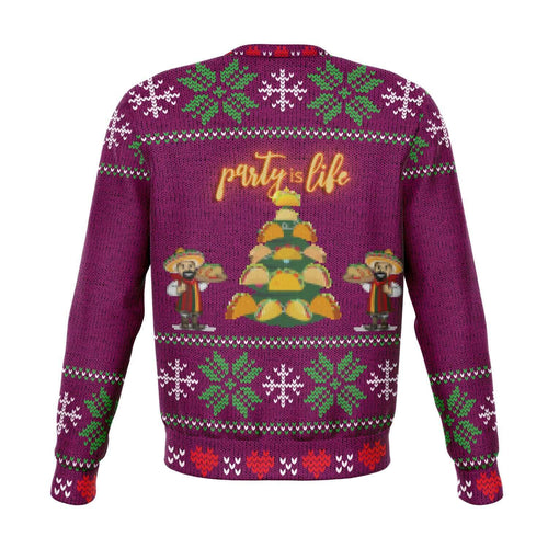 'A Taco Christmas' Ugly Christmas Sweater-Ugly Christmas Sweater