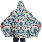 Orange Blue East Serenity Cloak-Microfleece Cloak - AOP