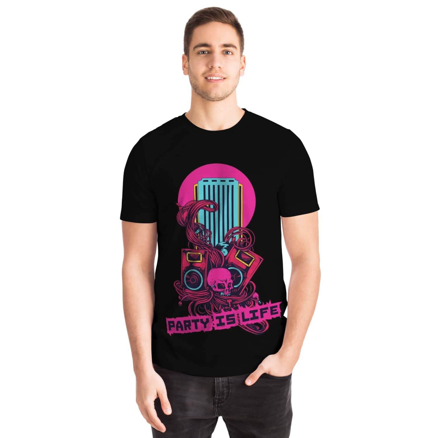 Black 'Till Party Do Us Part Unisex T-Shirt-Shirts & Tops