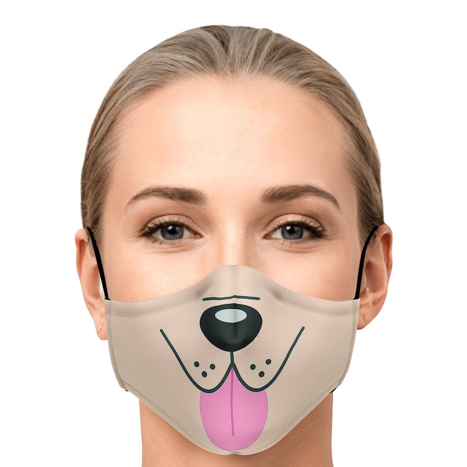 Dog Tongue Face Mask-Fashion Face Mask - AOP