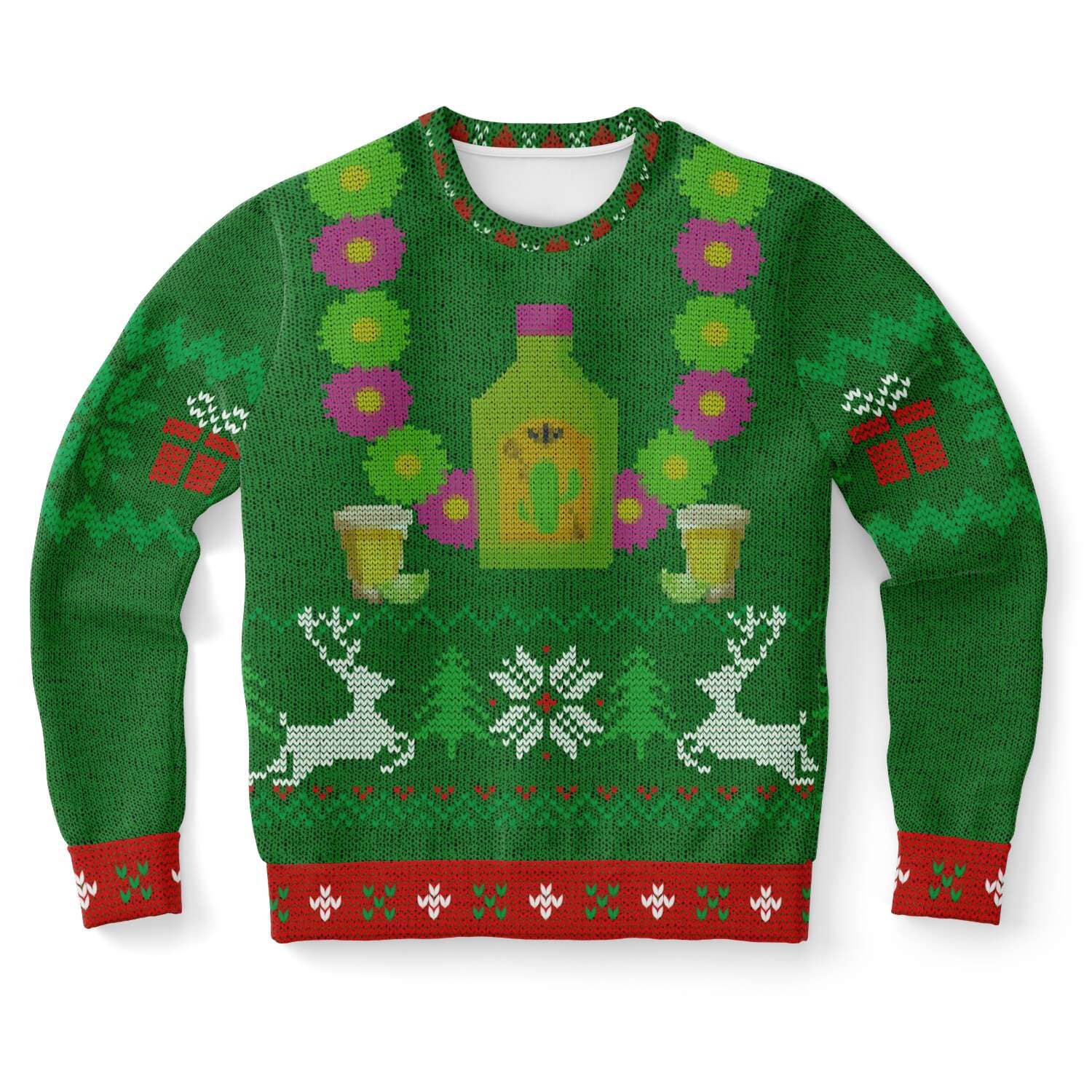 A Tequila Christmas Ugly Christmas Sweater-Ugly Christmas Sweater