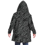 Metallic Mandala Sky Cloak-Microfleece Cloak - AOP