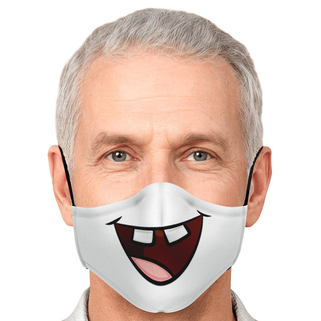 Missing Teeth Smile Face Mask