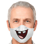 Missing Teeth Smile Face Mask