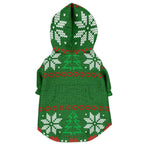 Custom Ugly Christmas Sweaters for Dogs-Fashion Dog Zip-Up Hoodie - AOP
