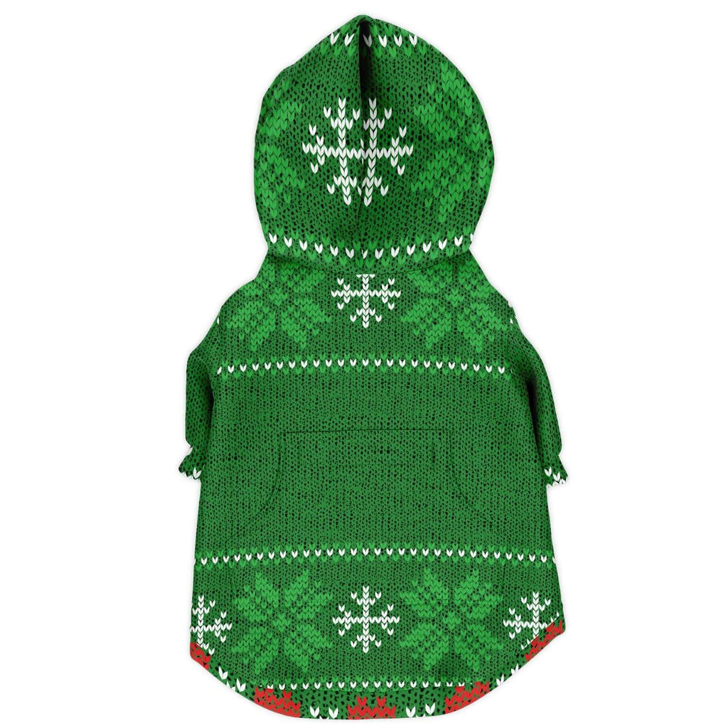 Custom Ugly Christmas Sweaters for Dogs-Fashion Dog Zip-Up Hoodie - AOP
