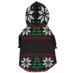 Custom Ugly Christmas Sweaters for Dogs-Fashion Dog Zip-Up Hoodie - AOP