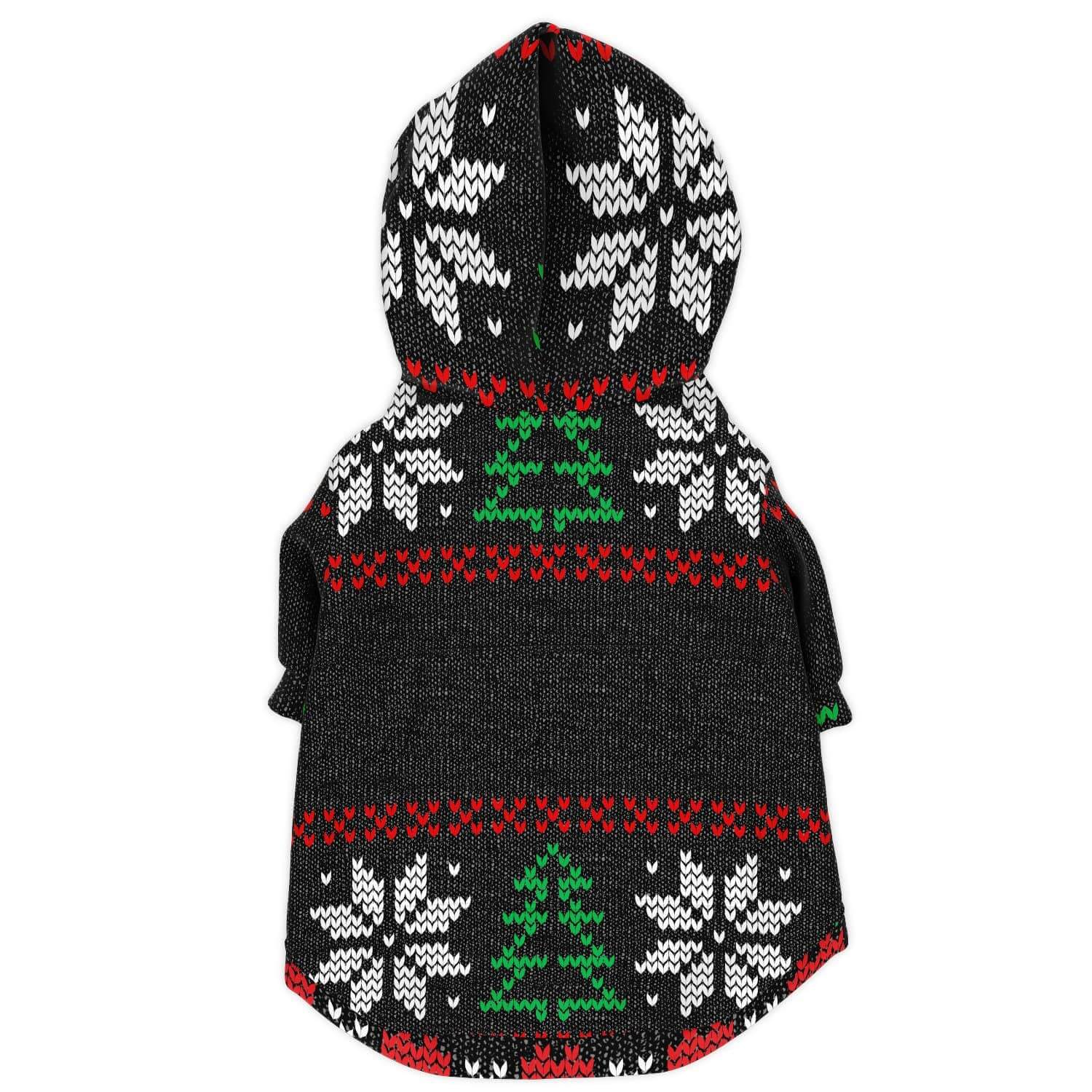 Custom Ugly Christmas Sweaters for Dogs-Fashion Dog Zip-Up Hoodie - AOP