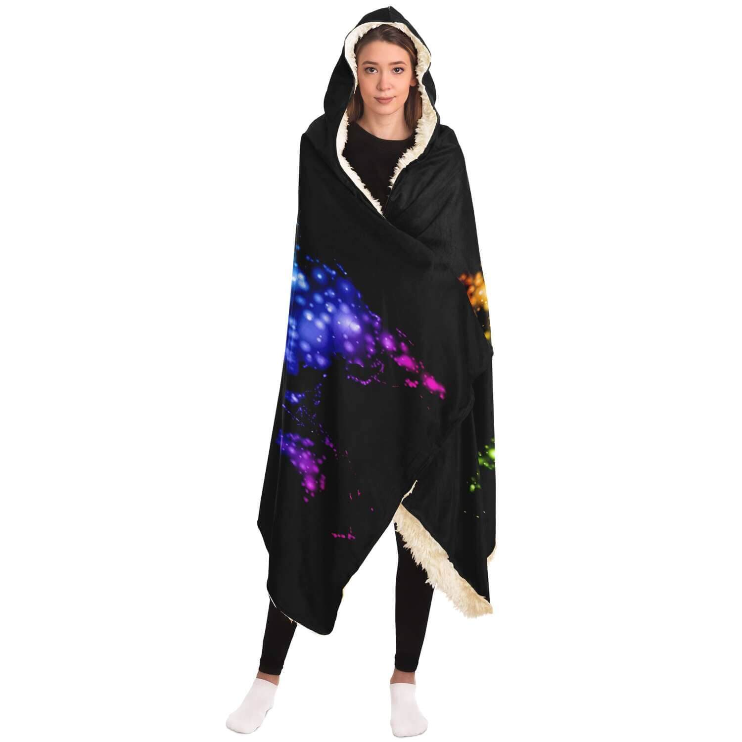 Party World Hooded Blanket-Hooded Blanket - AOP