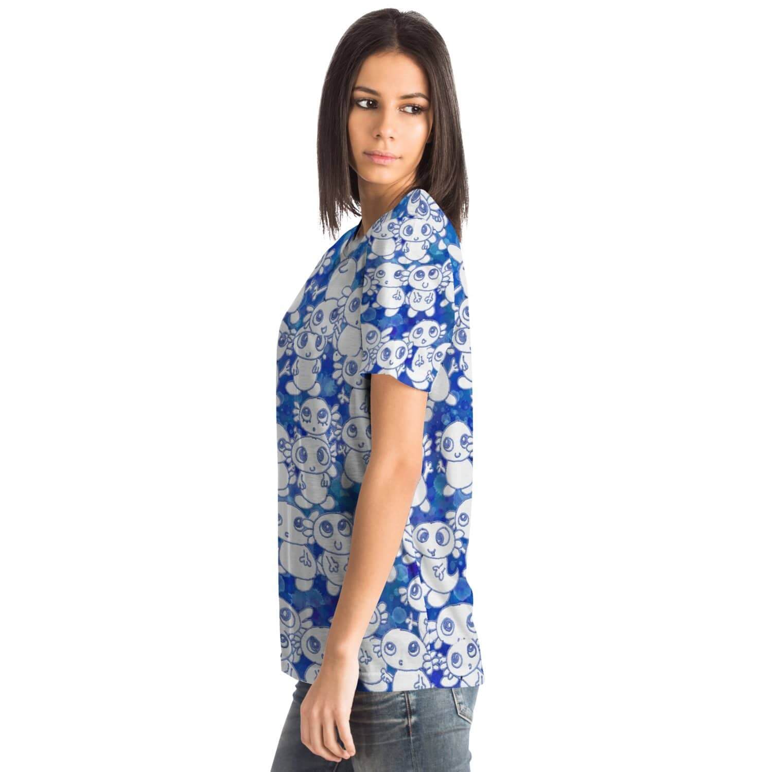 Blue Axoltl Party T Shirt-