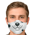 Spotted Doggie Face Mask-Fashion Face Mask - AOP