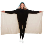 Masked Girl Hooded Blanket-Hooded Blanket - AOP