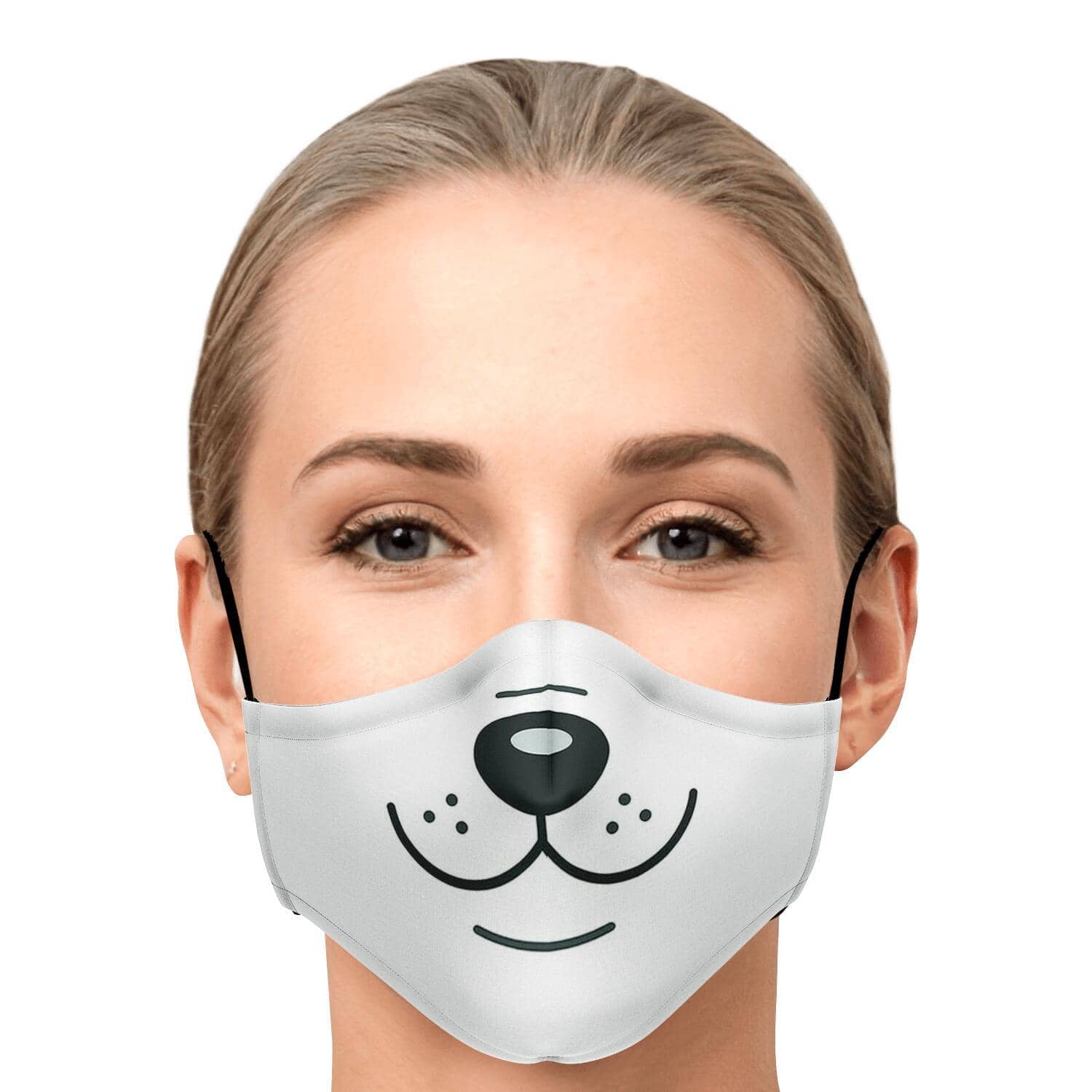Doggie Smile Fask Mask-Fashion Face Mask - AOP